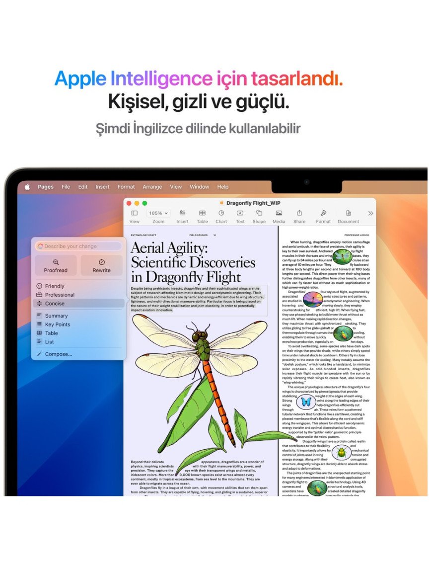 Apple MacBook Air M4 16GB 512GB SSD macOS 13" Taşınabilir Bilgisayar Yıldız Işığı MW103TU/A