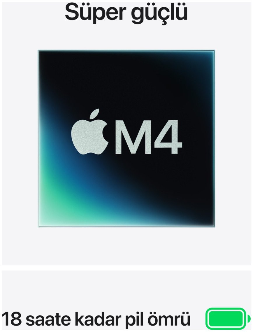 Apple MacBook Air M4 16GB 256GB SSD macOS 13" Taşınabilir Bilgisayar Gök Mavisi MC6T4TU/A